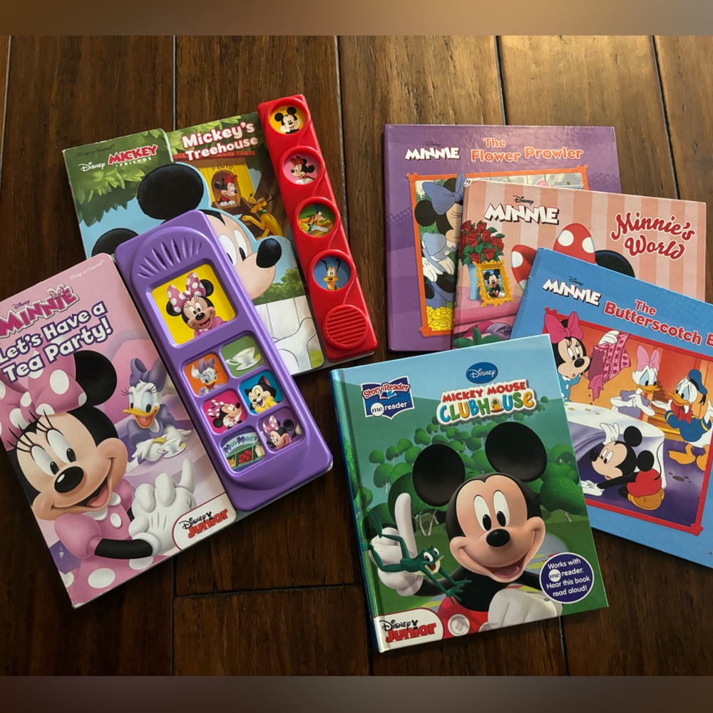 Disney: Lot of 6 Minnie & Mickey Mouse Hardback Children's Books